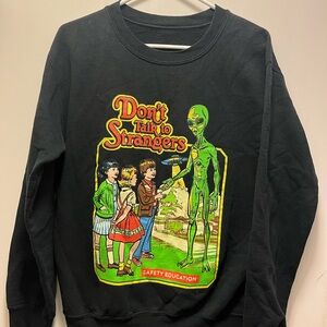 Alien Graphic Crewneck Sweater